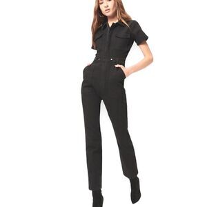 Good American The Fit For Success Jumpsuit Black Size 1